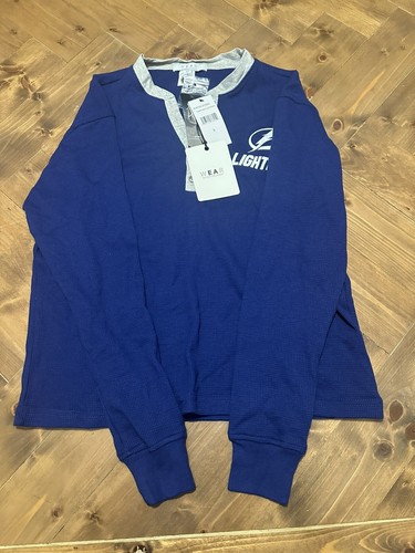 NEW Tampa Bay Lightning WEAR by Erin Andrews Women's Long Sleeve Waffle Knit Sm - Picture 2 of 6