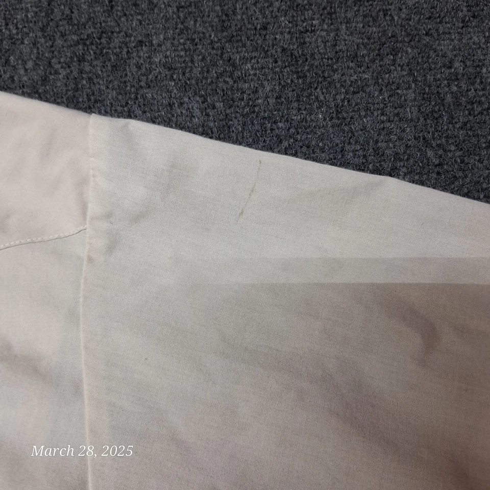 Camisa Western De Colección Ely Cattleman Perla A Presión Hombres Talla XXL 18 1/2 x 35 Beige Foto 3 de 4