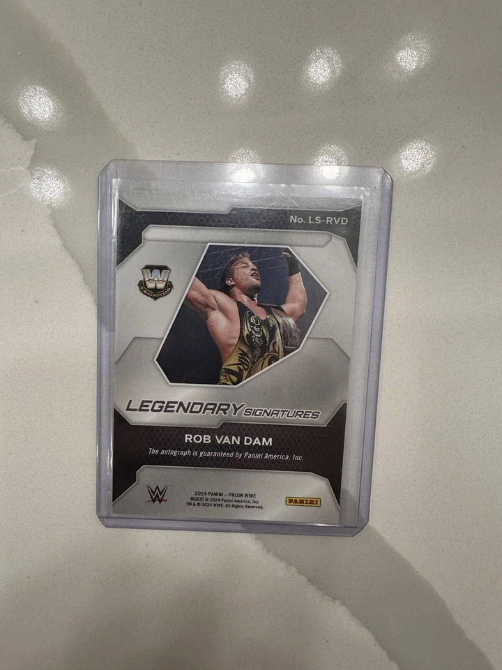 2024 Panini Prizm WWE - Legendary Signatures #LS-RVD Rob Van Dam (AU) - Image 2 of 2