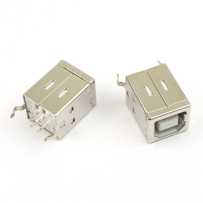 20Pcs USB 2.0 Type B Female 4 Pin DIP PCB Socket Connector For Printer Port