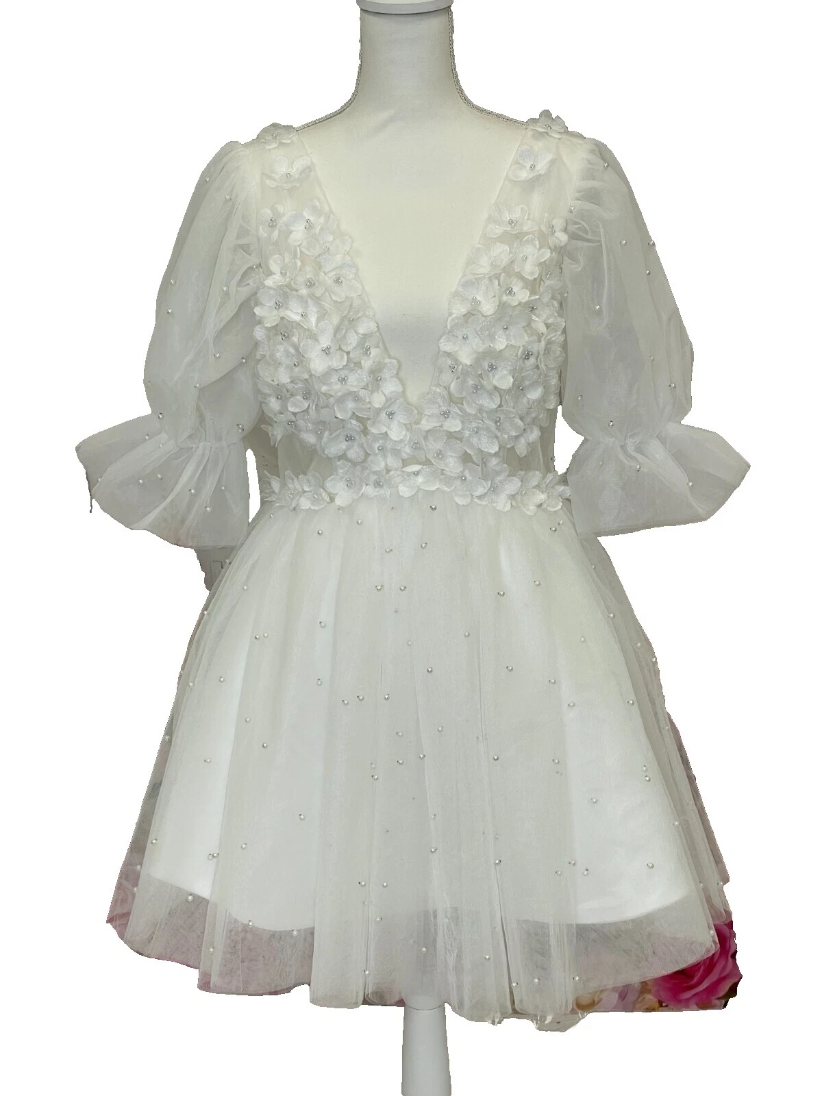 Volantes manga 3/4 vestidos de novia