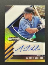2020 Panini Prizm Draft Picks GOLD Jarred Kelenic Auto #/10 Mariners #A-JK