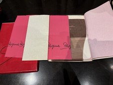 Schiaparelli Naturelles Thigh High Stockings  Chinchilla   9.5 P Original Box