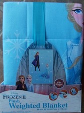 Disney Frozen II Plush Weighted Blanket 5lb  NEW Ages 6 
