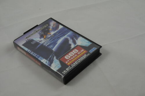 688 Attack Sub Sega Mega Drive Spiel CIB (gut) #2 - Afbeelding 1 van 6