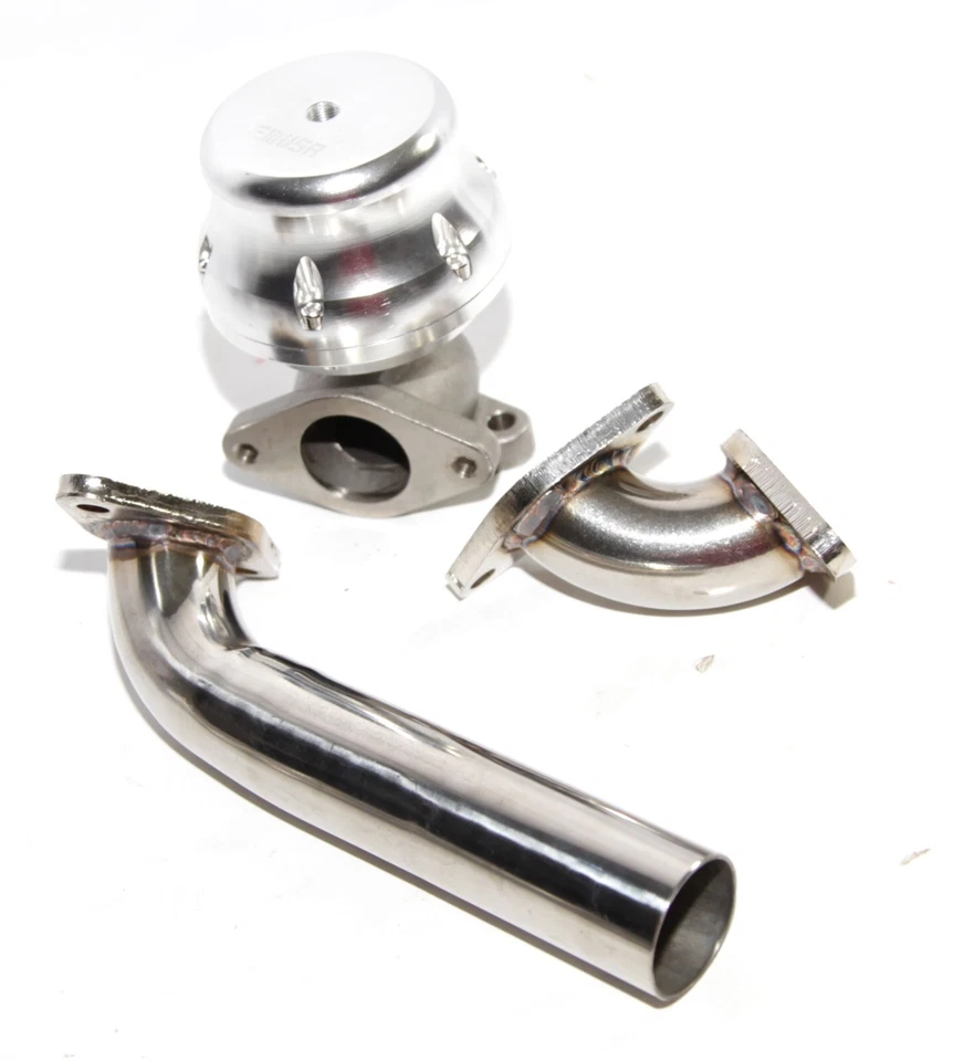 PLATA EXTERNA 35/38MM ADJ. Turbo Wastegate + tubo de descarga + adaptador de entrada de codo Foto 2 de 4