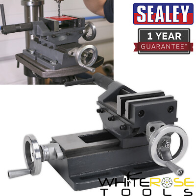 Sealey Kreuzschraubstock 100 mm Profi Gusseisen Werkstatt