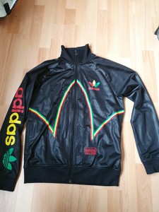 Adidas Chile 62 Jacke Gr.S Retro Vintage Limitiert Rasta ...