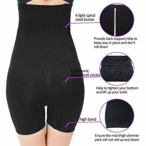 Fajas Colombianas Cintura Alta Modelador Pantalones Deshuesados Prendas Moldeadoras Control Abdomen Faja - Imagen 8 de 12