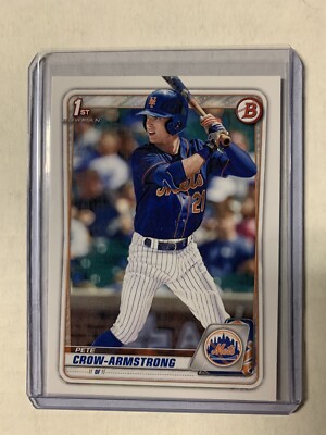 Pete Crow-Armstrong RC 2020 Bowman Draft #BD72 Mets Cubs QTY