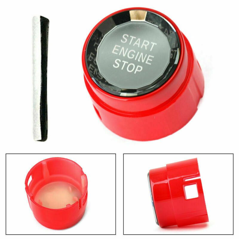 Red Start Stop Engine Button Switch Cover Crystal For BMW F Chassis F30/F10 U4