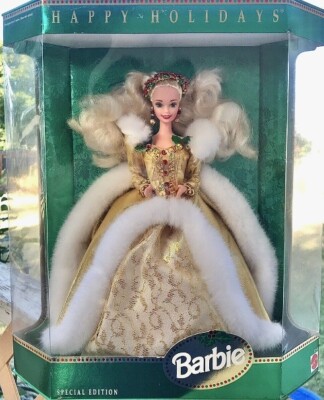 1994 Holiday Barbie Happy Holidays, 2nd In Series, Special Edition