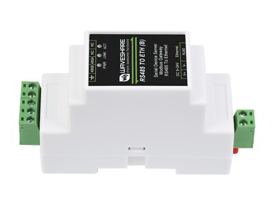 Waveshare Industrial serial server RS485 to RJ45 Ethernet TCP/IP to Serial