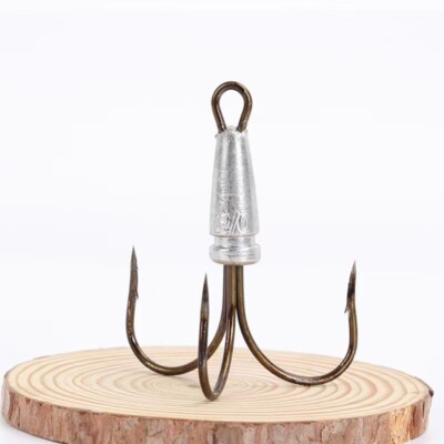 5pcs Snagging Weighted Treble Hooks Large Snagging Hooks Salmon Bunker Snag  Hook | eBay