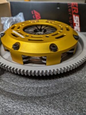 ADLERSPEED Racing Twin Disc Clutch Kit For VW Golf Jetta Beetle 1.8T 1.9L TDI