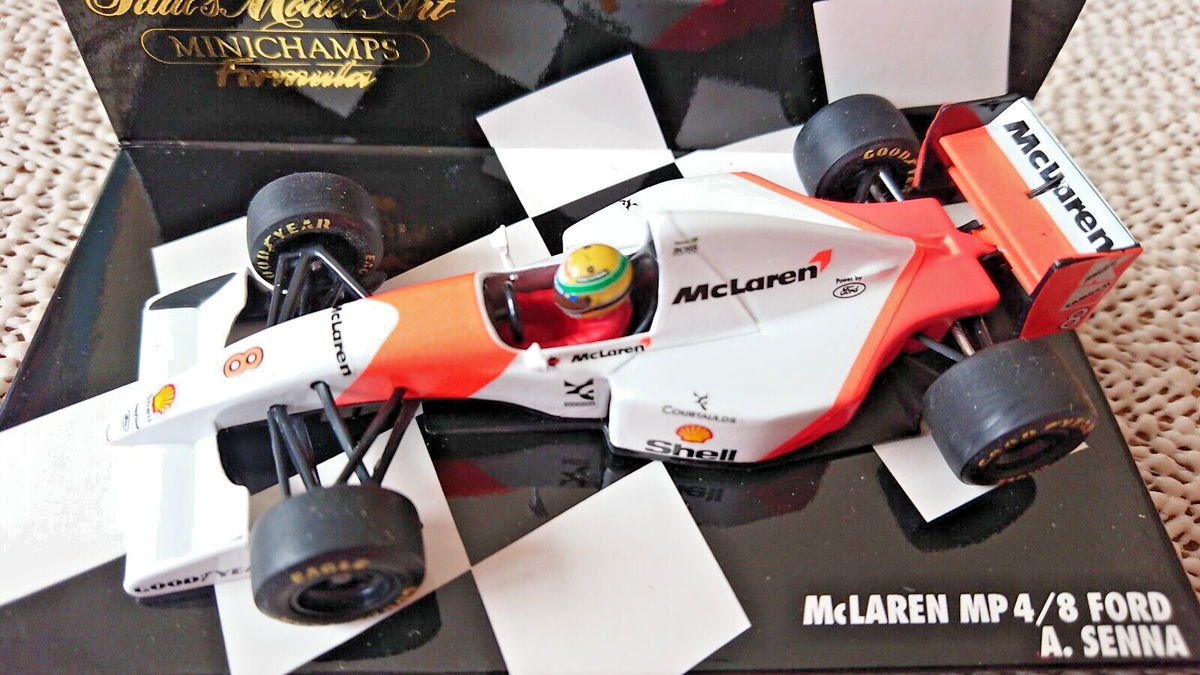 McLaren MP 4-8, M.Andretti, A Senna & M.Hakkinen.1993. Models Minichamps 1:43