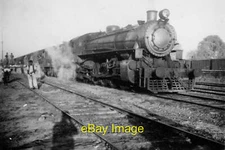 Railway Photo 6x4 India Steam IGR 2-8-2 No 5116 Lowshera Station 21/3/1947