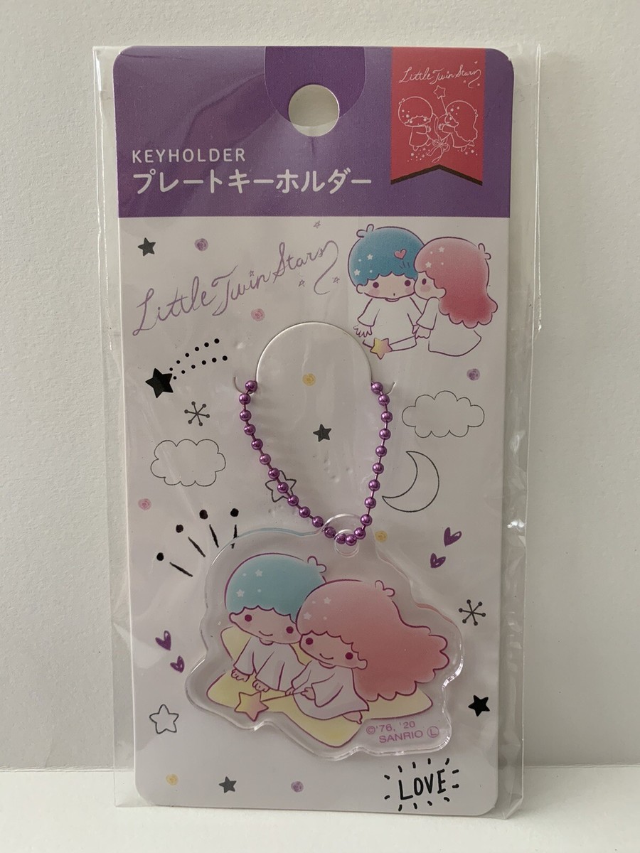 Daiso Sanrio LITTLE TWIN STARS ACRYLIC KEYHOLDER/KEYCHAIN - kiki