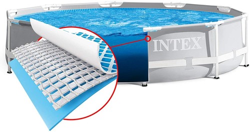 Intex PRISM Premium 12' Metal Frame Pool Outdoor Above Ground 366cm x 76cm 26712 - Picture 7 of 12