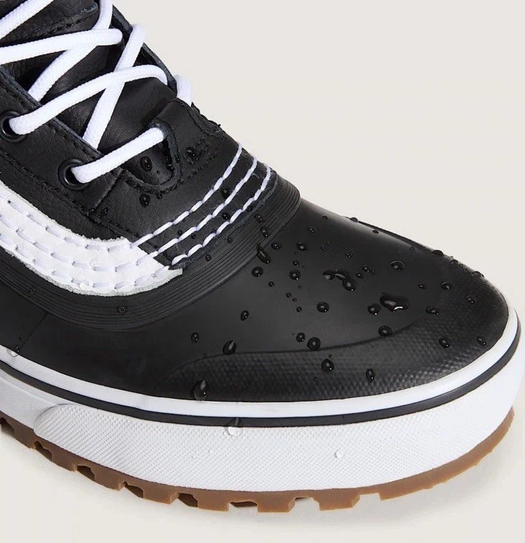 VANS Standard Mid MTE Hombres Botas de Nieve Negras Blancas Impermeables Cálidas Invierno M-11.5 Foto 3 de 4