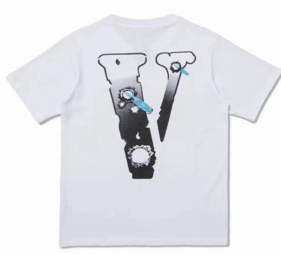 VLONE X POP SMOKE ''HAWK EM'' MEN'S T-SHIRT SIZE XL IN WHITE COLORWAY RETAIL $90 