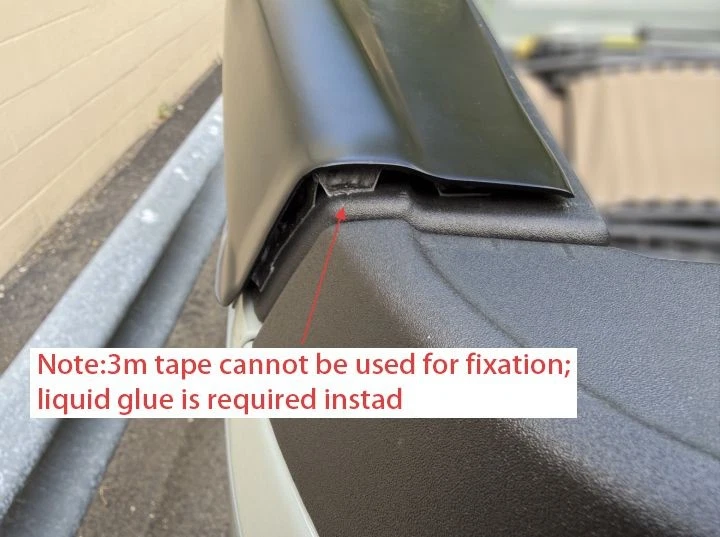 Матовый черный спойлер крышки задней двери грузовика и крыло на крышу для Ford Maverick 22-25 - Изображение 2 из 4