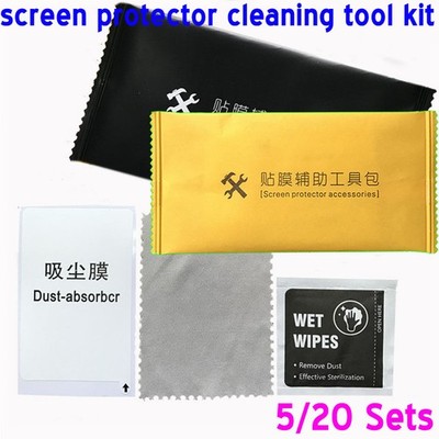Dry-Wet Wipes Cloth Camera Lens Phone Watch Screen Protectors Cleaning Tool Sets