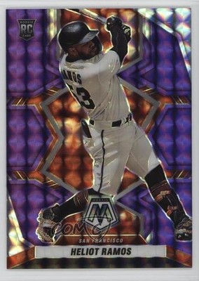 2022 Panini Mosaic Rookies Purple Prizm /49 Heliot Ramos #276 Rookie RC 12bz