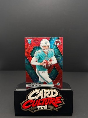 2025 Panini Mosaic - Rookies Quinn Ewers #308 Red Scope Prizm (RC)