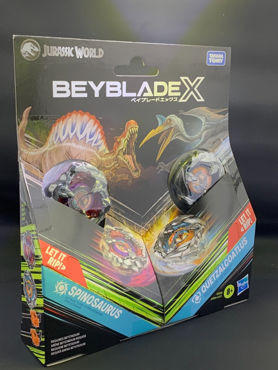 Beyblade X BX-00 Jurassic World Spinosaurus & Quetzalcoatlus