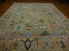Turkish Oushak Rug,Modern Multicolored Area Rug,Handmade Bohemian Rug 9.2x12 Ft — photo 5