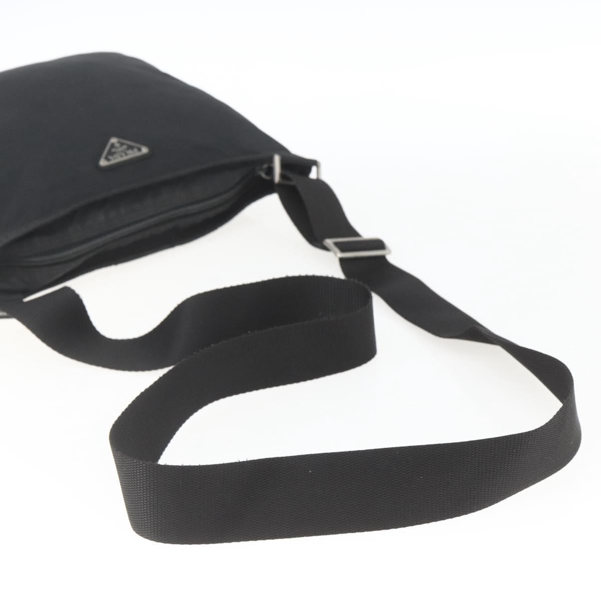 Prada Zip Top Messenger Bag Tessuto Black Nylon Shoulder Bag Bag Authentic thumbnail 8