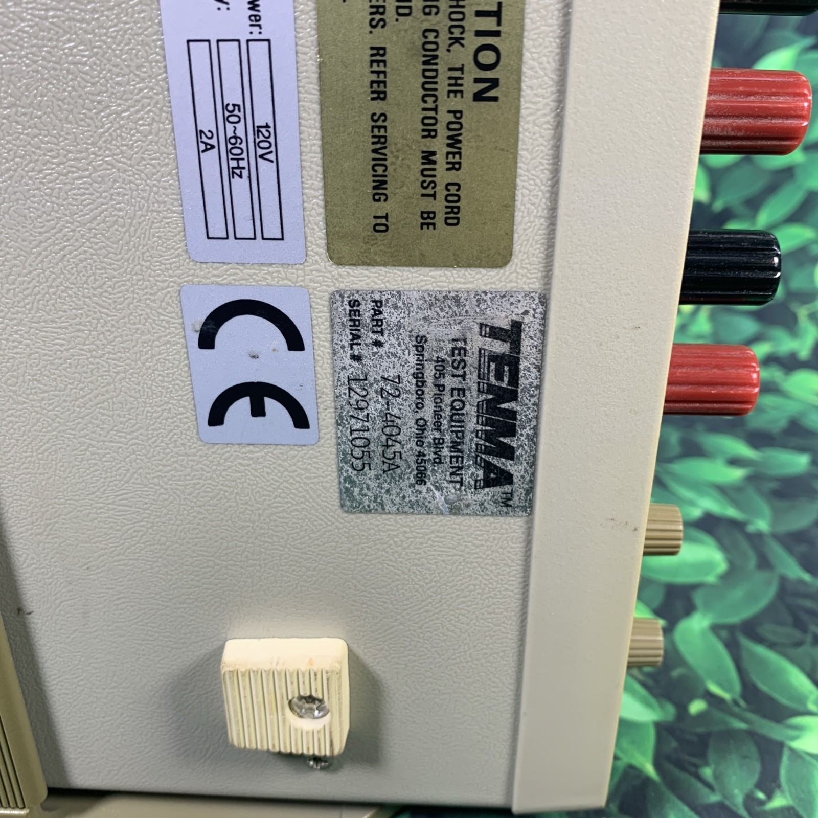 TENMA Triple Output DC Power Supply Meter 72-4045A