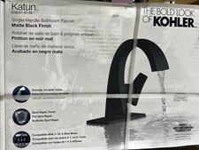 KOHLER Katun Single Hole or 4 in. Centerset Single-Handle Bathroom Faucet