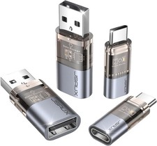 JSAUX USB Data Blocker  C 4-Pack , 4 Pack, Grey