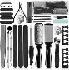36 in 1 Pedicure Kit, Professional Pedicure Tools Foot Rasp Foot Dead Skin Remov