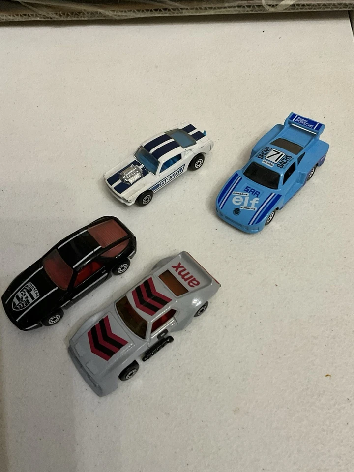 Lote de 4 coches Matchbox vintage años 70’s/80’s Porsche GT-350 carreras Porsche Stocker Foto 2 de 4