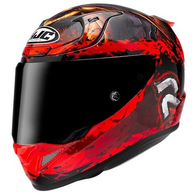 HJC RPHA 12 Diablo Blizzard MC1 rot Motorrad Motorrad Sport Bike Helm