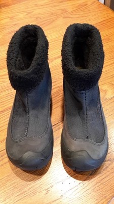 Keen Size US 7  Women s 200 gm Insulated Winter Black Boot very good!