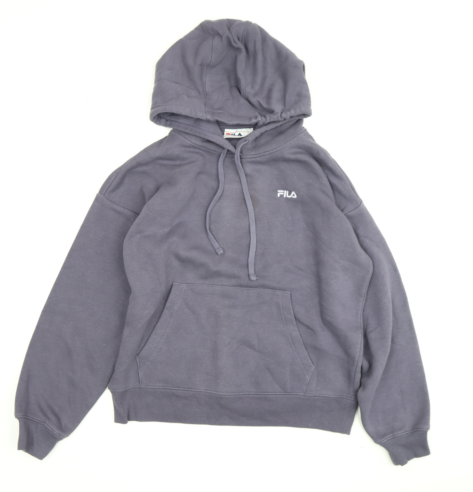 FILA Felpa con Cappuccio Uomo Grigio L Pullover con Logo
