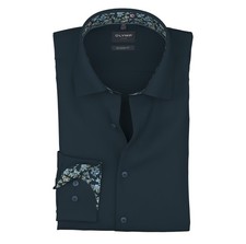 Olympus Luxor modern fit men's business shirt blue 136814 18 Navy