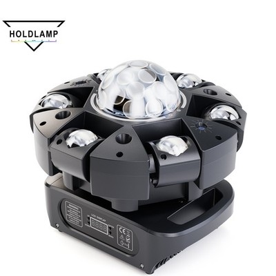 6-Arm Rotating Beam 120W LED Laser Stage Light DMX DJ Disco Party Club Lighting