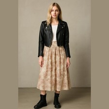 Vintage Floral Skirt   Romantic Cottagecore Vibes   