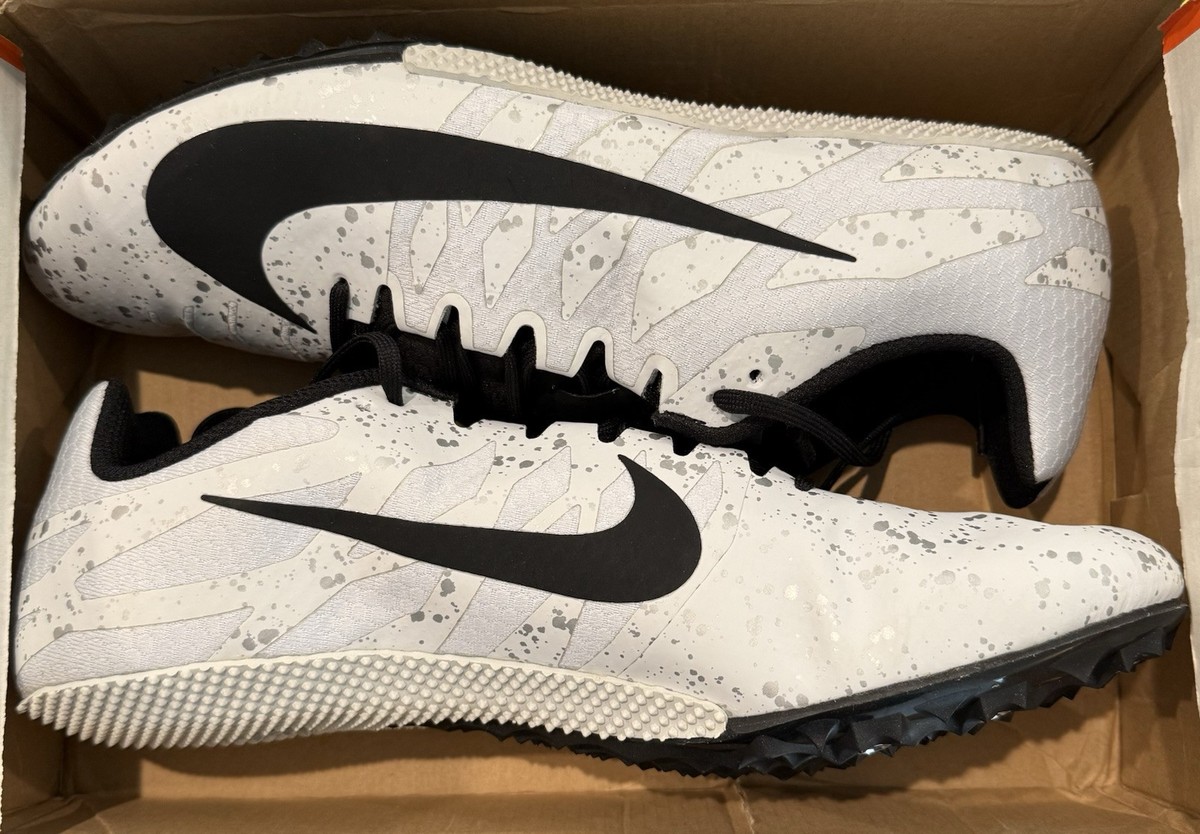 Size 12.5 Nike Zoom Rival S 9 Track Spikes Pure Platinum Speckled