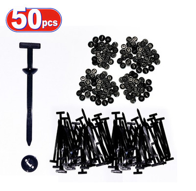 50 PCS Nylon Universal Cable Tie Buckle，Heavy Duty Self-Locking Zip Ties Holder