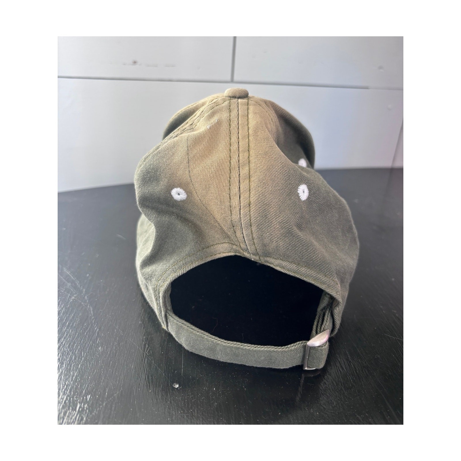 Rapala Green Beige Adjustable Baseball Cap Hat - image 4