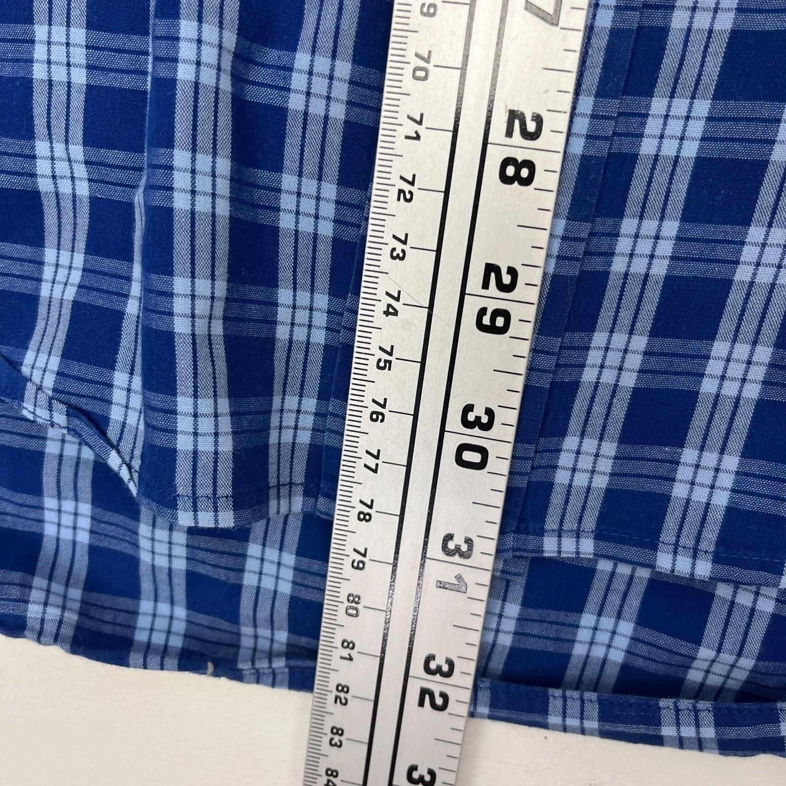 Brooks Brothers 346 Mens L Shirt Blue Plaid Long Sleeve Button Down Embroidered thumbnail 9