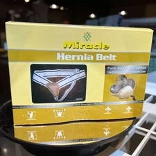 Miracle Hernia Belt (Left Side XX-Large) made with pure Egyptian cotton