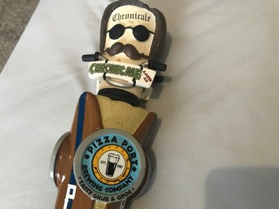Pizza Port Brewing Company Beer Tap Handle Authentic Bar Pub California Chronic.