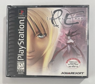 Parasite Eve PlayStation 1 Manual Case and 2 Discs No Bonus Disc
